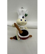 FS Pillsbury Doughboy KEEP-A-ROLLIN XMAS ORNAMENT GLITTER Danbury Mint 2011 - $34.66 CAD