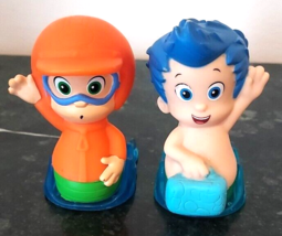 Nickelodeon Bubble Guppies Roll N Go Nonny Gil Figures LOT OF 2 Retired Merboy - £7.77 GBP