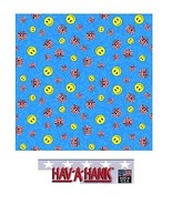 Hav-A-Hank USA MADE SMILE HAPPY FACE AMERICAN US FLAG BANDANA Neck SCARF... - €8,61 EUR