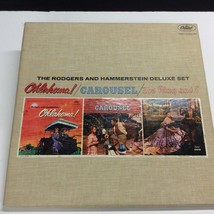 Rodgers And Hammerstein&#39;s Deluxe Set Vinyl 3 LPs Oklahoma Carousel King ... - $12.82