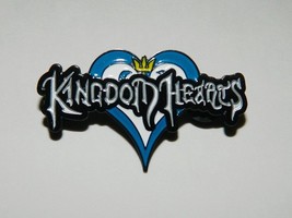 Kingdom Hearts Video Game Name Logo Image Metal Enamel Pin NEW UNUSED - £6.23 GBP
