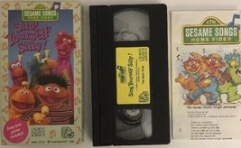 Sesame Street-Sing Yourself Silly(VHS,1990)Song Lyric Poster Incl-RARE-SHIPN24HR - £36.18 GBP