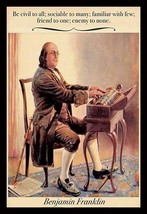 Be Civil to All by Benjamin Franklin - Art Print - £17.23 GBP+