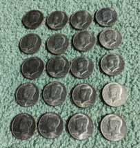 1976 Kennedy Half Dollar Roll (20 coins) 1776-1976 Bicentennial Circulated Coins - £19.64 GBP
