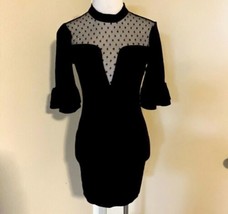 ACME Eighties, See Through Top, Siren Dress, Black Color, Elegant Dress ... - £28.90 GBP