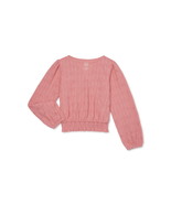 Wonder Nation Girls’ Knit Eyelet Top with Long Sleeves, Plus Size XL  (1... - $30.55 CAD