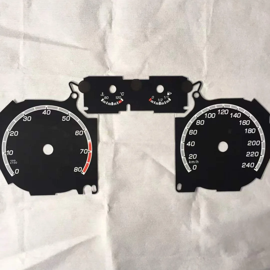 Gauge face overlay 240km h 280km h for ford focus rs st dash tacho speedo disc thumb200