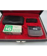 Minolta-16 MG Subminiature/Spy Camera in Case + Extras - Untested - $71.99