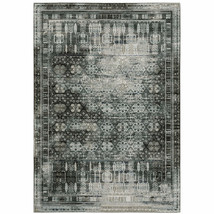 10&#39; X 13&#39; Gray And Ivory Oriental Power Loom Area Rug - $1,678.00