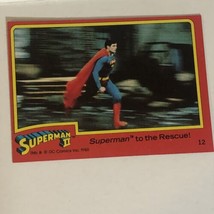 Superman II 2 Trading Card #12 Christopher Reeve - £1.55 GBP