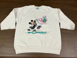 VTG 1991 Walt Disney “20th Anniversary” White Sweatshirt - Large - £5.89 GBP