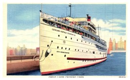 Lake Michigan&#39;s Grand Pleasure Steamship Chicago Illinois Postcard-
show... - £24.11 GBP