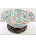 19th C. Antique Chinese Rose Medallion Famille Rose Porcelain Large Bowl... - €838,25 EUR