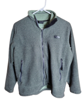 REI Fleece Full Zip Outdoor Jacket Men&#39;s Size Large Green  - £15.60 GBP