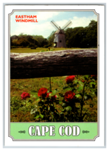 Eastham Windmill in Cape Cod, Massachusetts Postcard Posted 1995 - £3.76 GBP