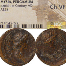 Senate/Roma. NGC Certified Choice VF. Mysia, Pergamum. Greek Æ18mm Coin - £126.98 GBP