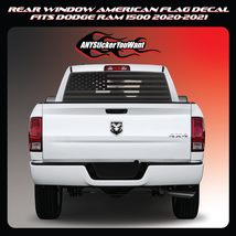 AnyStickerYouWant - USA American Flag Rear Windshield Vinyl Decal Sticker Compat - £54.14 GBP