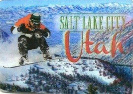 Salt Lake City Utah Double Sided 3D Key Chain - $6.99