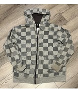 Shawn White Full Zipper Hoodie Sweatshirt Jacket Size XL Grey Geometric - £13.18 GBP