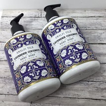 2 ~ Lavenders Coconut Cleansing Hand Soap Wash ~ Amalfi Tile - $26.76