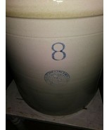 Atlas Stoneware 8 Gallon Crock Has Crack As Is  - £44.77 GBP