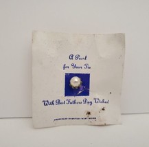 &quot;A Pearl for Your Tie&quot; Father&#39;s Day Vintage Gift NOS British West Indies - £15.58 GBP
