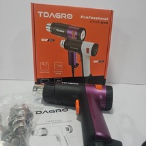 TDAGRO Professional Heat Gun 120V 1202° 1800W 7 Speed Fan Dial  - $39.30 CAD