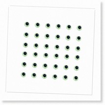 GlowWigglez - 100 Pcs Luminous Googly Stickers for Scrapbooking: Self-Ad... - $16.82