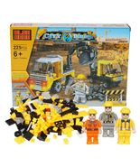 City Builder Interlocking Block Construction Site Play Set 225 Piece - €5,11 EUR