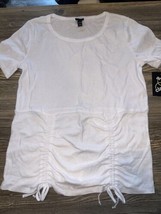 Girls&#39; Cinch Front T-Shirt - art class White XXL. New With Tags. K - £7.91 GBP