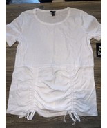Girls&#39; Cinch Front T-Shirt - art class White XXL. New With Tags. K - £7.79 GBP