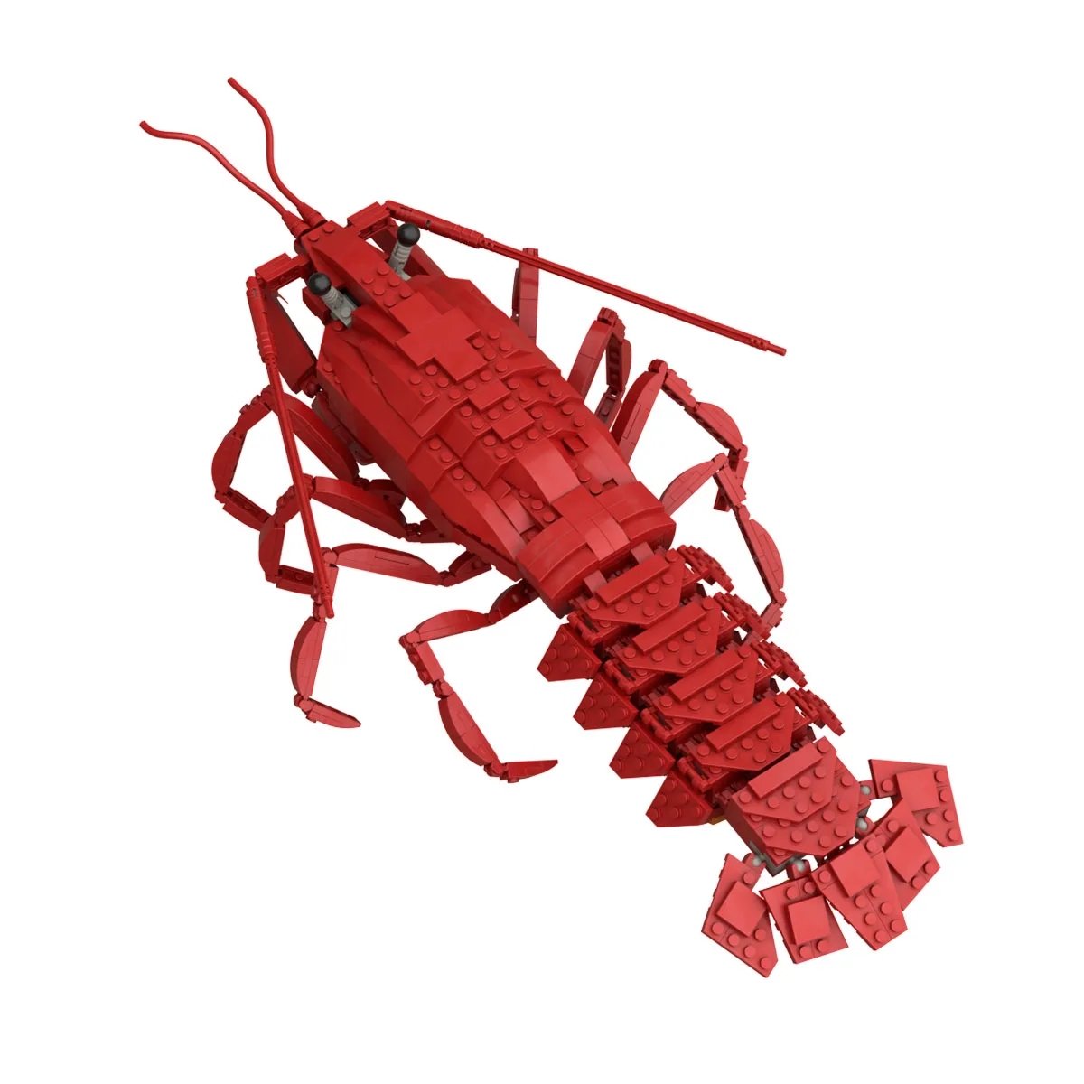 2022 City Creativity Animal Aquatic Creatures Lobsters Model Building Blocks - £55.89 GBP+