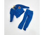 VINTAGE 1971 MATTEL BIG JIM REPLACEMENT BLUE CLOTHING JACKET + PANTS SOM... - $19.00