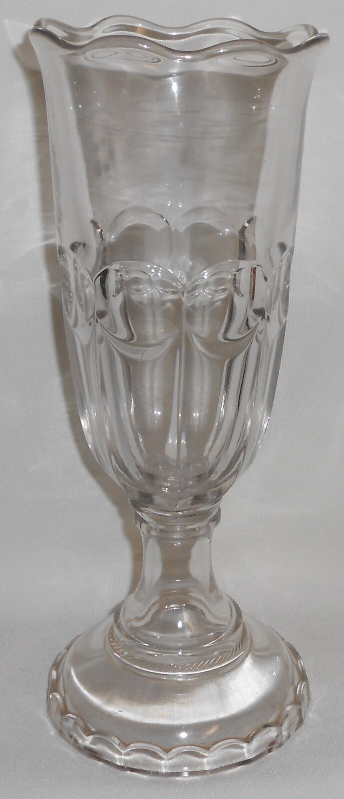 Antique EAPG Footed 10&quot;  CELERY VASE - $39.59