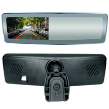 Frameless Rear View Mirror with 4.3&quot; Ultra High Brightness LCD &amp; Mirrorlink - £123.73 GBP