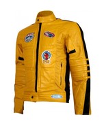 LE Kill Bill Motorcycle Leather Jacket for Men - £133.54 GBP