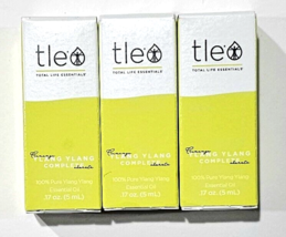 3 Pack tle Total Life Essentials Ylang Ylang Complete Essential Oil .17oz - £17.62 GBP