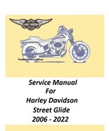 2006 - 2022 Harley Davidson Street Glide Touring Models Service Manuals  - $28.95