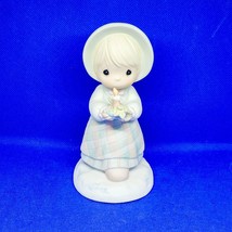 Vintage 1988 Precious Moments December 110116 Porcelain Figurine Enesco - £15.37 GBP
