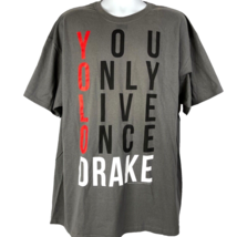 Drake YOLO XXL T-Shirt size 2XL Mens Authentic 2012 Merch You Only Live Once - £27.83 GBP