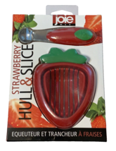 Joie 2pc Strawberry Hull And Slicer One Size Red Brand New Sealed Pack - £15.80 GBP