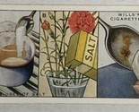 Wills Cigarette Tobacco Card Vintage #40 Some Uses Of Salt - £2.35 GBP