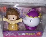 Fisher Price Little People Disney Princess Belle &amp; Mrs Potts New - £8.65 GBP
