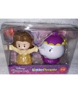 Fisher Price Little People Disney Princess Belle &amp; Mrs Potts New - £8.43 GBP