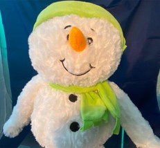 Snowman w/ Skates Animal Adventure Christmas Plush Stuffed Animal 2017 20 Inch - £14.52 GBP