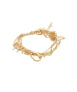 New 5 Layered Metal Multi Bracelet - $206.21 MXN