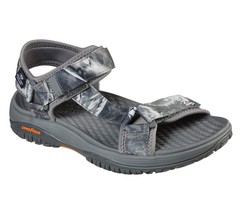 Men&#39;s Skechers Relaxed Fit Lomell Rip Tide Sandals, 204351 /GRY Multi Sizes Gray - £64.91 GBP