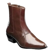 24855-221 Men's Stacy Adams Santos Side Zip Boot Soft Leather Cognac image 13