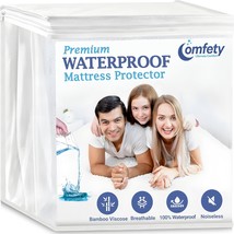 Twin Size Waterproof Mattress Protector - Cooling, Hypoallergenic, Breat... - $42.43