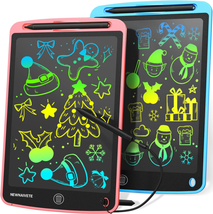 2 Pack LCD Writing Tablet for Kids 10 Inch, Preschool Toys for Baby Girl Boy Twi - £16.43 GBP